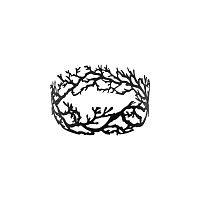 Подставка фуршетная Ветви d=230 мм, h=70 мм черный Luxstahl