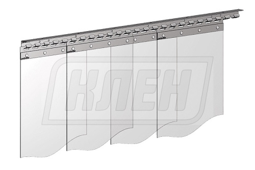Завеса СЕВЕР 1,10х2,00 м из морозостойкой ПВХ пленки