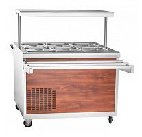 ПРИЛАВОК холодных закусок ПВВ(Н)-70ПМ-01 передвижной нерж. (21000000454)