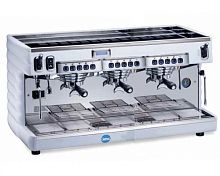 Кофемашина-автомат CARIMALI Bubble E3 3 высокие группы черная, экономайзер (BU-E3-H-03)