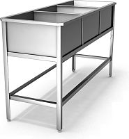 Ванна моечная трехсекционная ВМ 3/5 э