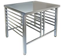 Стол-подставка СПС-128/817 под пароконвектомат RATIONAL CM, открытая