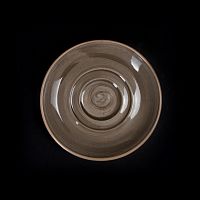Блюдце 114 мм серо-коричневое «Corone Natura»