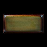 БЛЮДО прямоугольное 13,4"х6,4" 340х162мм, синий+зеленый "Corone Verde"