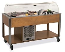 Стол MetalCarrelli для выкладки «рыбы на льду» [6930]