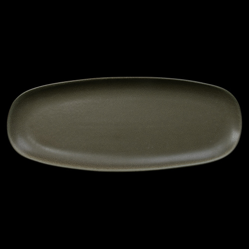 БЛЮДО овальное 14" 365х140мм, серо-зеленый "Corone Sacramento"