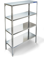 СТЕЛЛАЖ СТР-324/1100 AISI нержавейка, сплошной