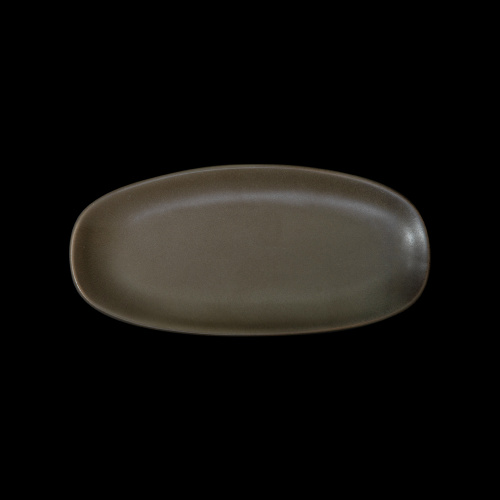 БЛЮДО овальное 8" 235х110мм, серый "Corone Luminare"