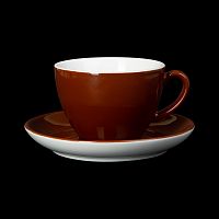 ЧАЙНАЯ ПАРА 320мл, коричневый "Corone Gusto"