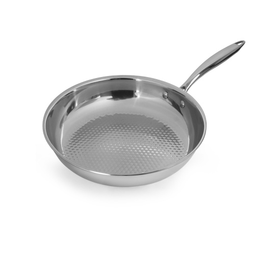 СКОВОРОДА с рифленым дном d=280/60 нерж., ИНДУКЦИЯ, LUXSTAHL