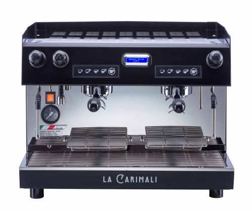 Кофемашина-автомат CARIMALI NIMBLE E2 BLACK, 2 высокие группы (NI-E02-H-02-NL)