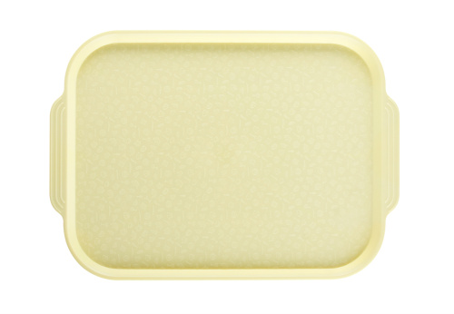 Поднос столовый 450х355 мм с ручками светло-желтый