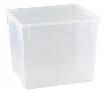 Контейнер 34 л 400х335х315 мм с крышкой прозрачный, ПП [431281501]