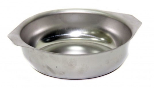 Тарелка глубокая 0,8 л нерж с ушками