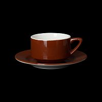 КОФЕЙНАЯ ПАРА 190мл, коричневый "Corone Gusto"