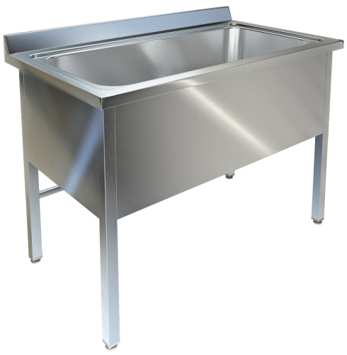 Ванна котломоечная односекционная ТЕХНО-ТТ ВМ-12/957 нерж