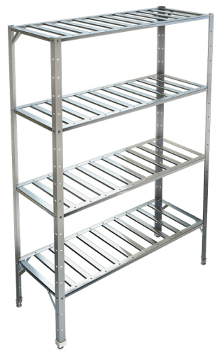 Стеллаж с решетчатыми полками ТЕХНО-ТТ СТР-014/900 краш