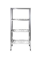 Стеллаж кухонный с решетчатыми полками Luxstahl СРРП-1800*800*500