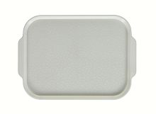 Поднос столовый 450х355 мм с ручками жемчужно-белый