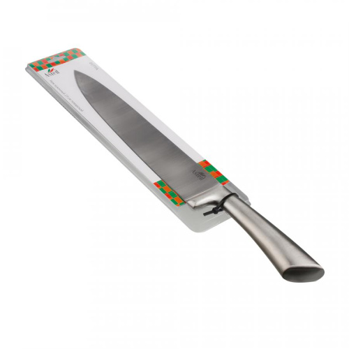 Нож кухонный 23,0см поварской с метллической ручкой