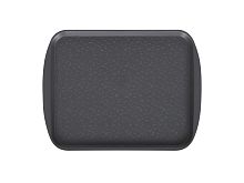 Поднос столовый 415х305 мм с ручками серый