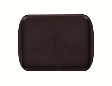 Поднос столовый 330х260 мм шоколадный